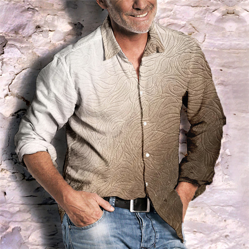 Fashion Printed Shirt Summer Menswear