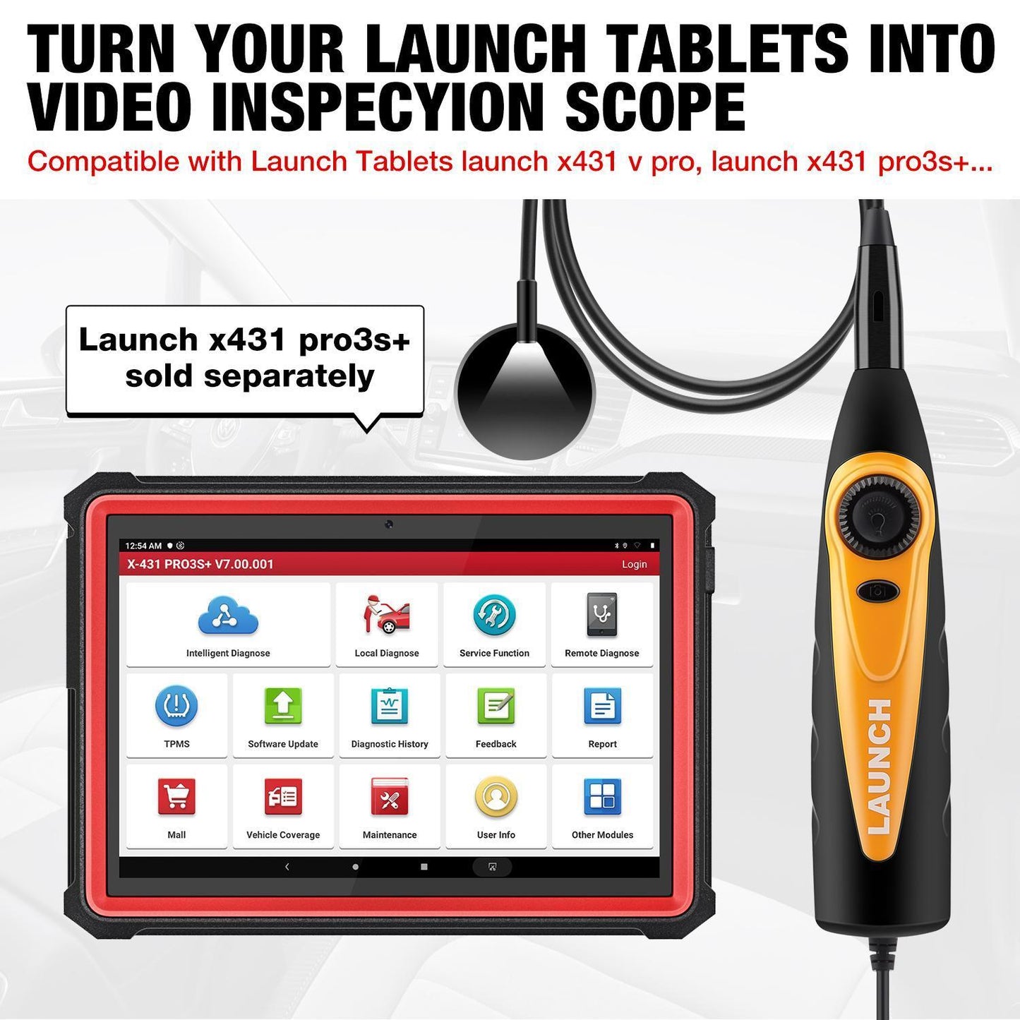 Langren X431 VSP600 HD Endoscope Camera