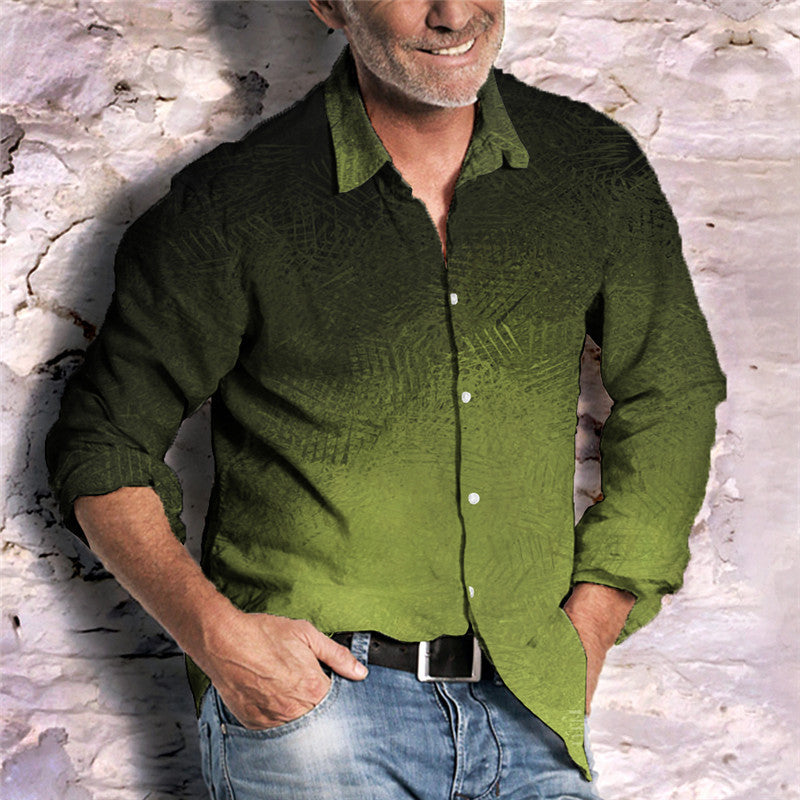 Fashion Printed Shirt Summer Menswear