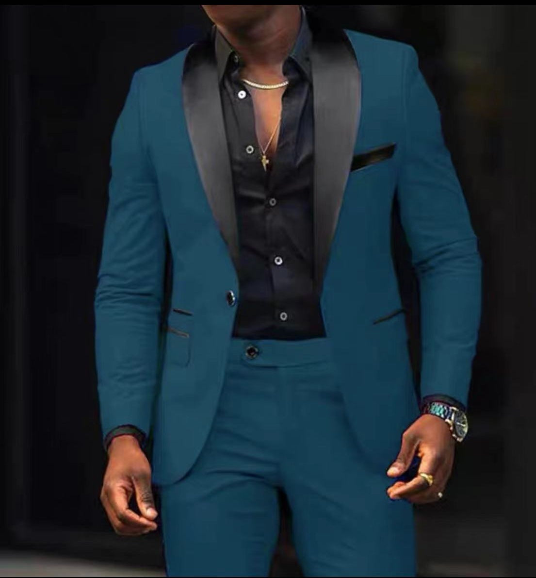 Men's Business Casual Suit Coat Trouser Suit