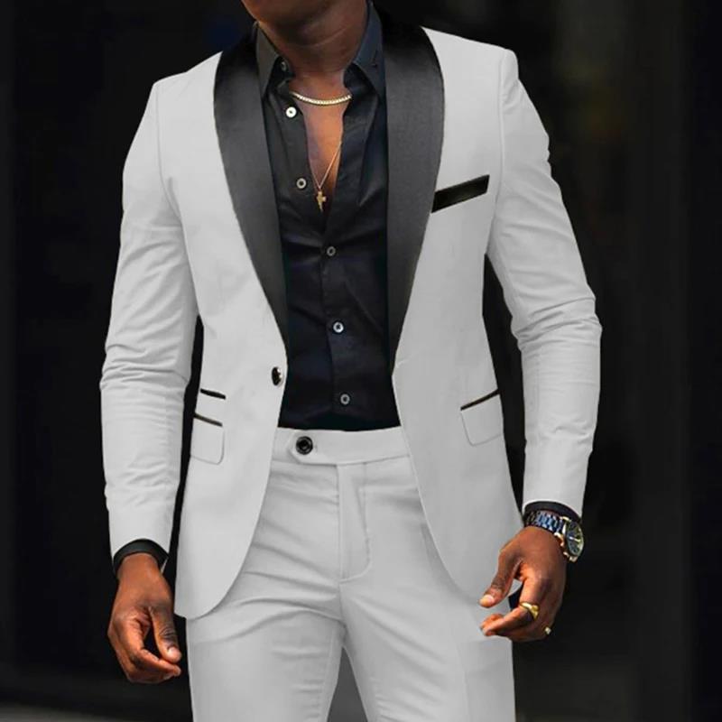 Men's Business Casual Suit Coat Trouser Suit
