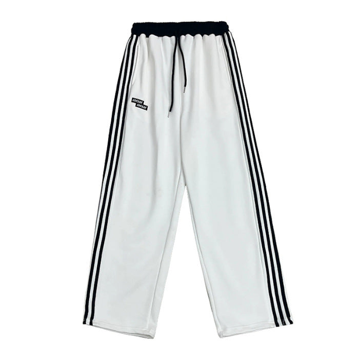 European And American Street Dance Fashion Brand Stitching Waist Pants