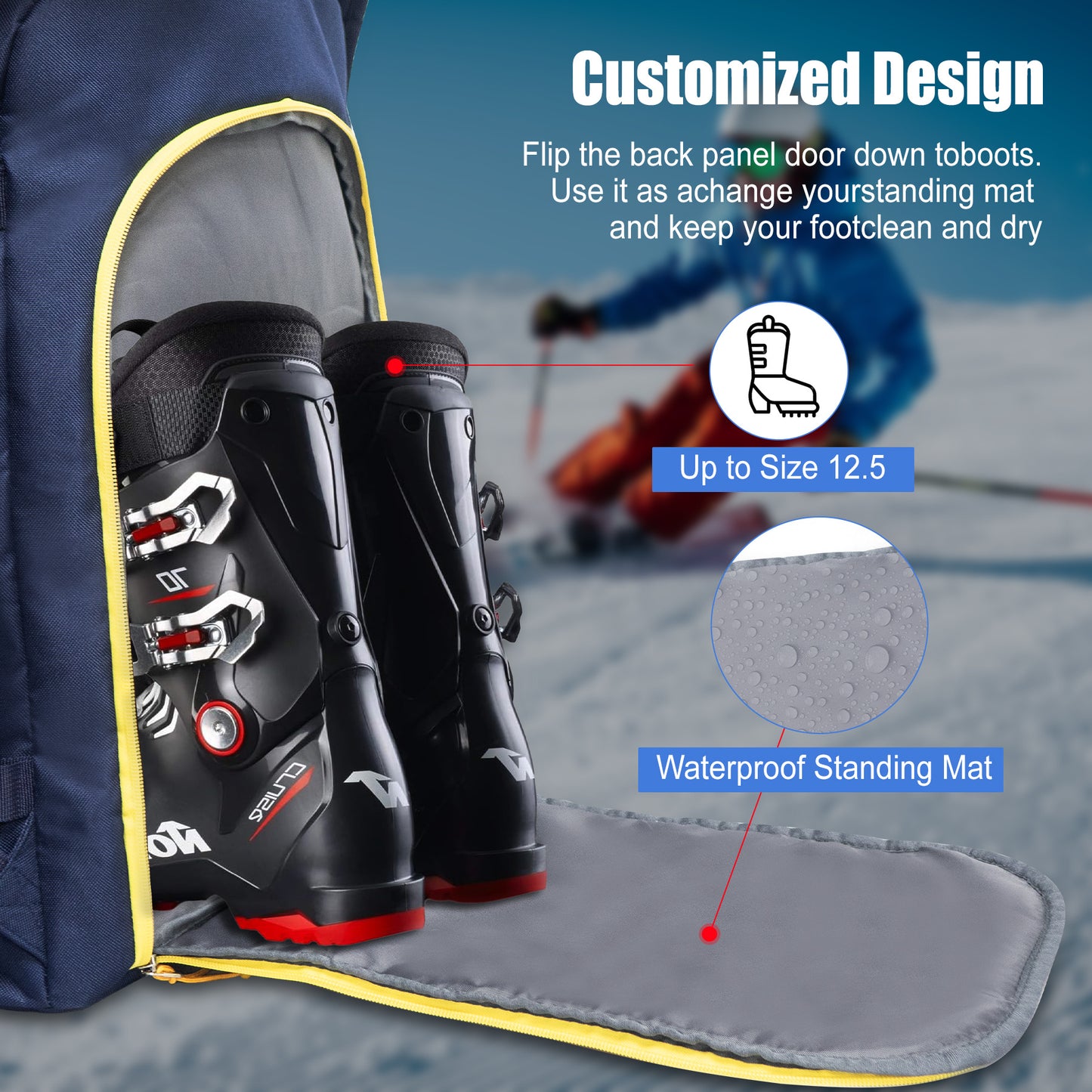 50L Blue Travel Ski Backpack, Amazon Logistics, Wal Mart Ban, No Delivery On Weekends