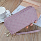 Women's Purse Long Double Zipper Handbags Shoulder Bag