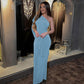Street Style Slim-fit Long Ribbon Dress Women
