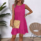 Summer Ruffle Dress Fashion Loose Sleeveless Straight Beach Dresses For Women