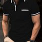 Summer Polo Shirt Button Pocket Men's Sports Polo Shirt
