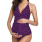 Split swimsuit for pregnant women