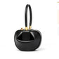 Leather handbags Europe and the United States fashion retro French niche design portable dumplings wonton handbags
