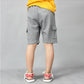 Summer New Boys' Cotton Casual Overalls Shorts