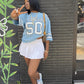 Loose Letter Print Short-sleeve T-shirt For Women