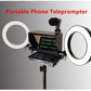 Teleprompter for mobile phone