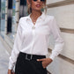 Fashionable Elegant Business Style Long Sleeve Shirt With Pearl Button