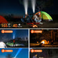 New Product Large Capacity 20000mAh 3 USB C Flashlight Ip67 Waterproof High-speed Wireless Charger Solar Power Bank