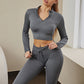 Seamless Fitness Yoga Wear Suit Sweat-absorbent Women