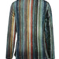 New Long Sleeve Round Neck Printed T-shirt With Circle Decoration For Spring And Autumn, Casual Top.