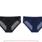 One Piece Ice Silk And Lace Sexy Low-waist Underwear Women
