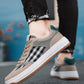 Men's Summer Thin Breathable Casual Lace Up Board Shoes