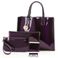 3 Sets Leather Handbags