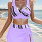 Split Swimsuit For Women Slim And Sexy Halter Bikini
