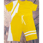 Youth Casual Sports Short Sleeve Suit For Men