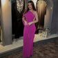 Street Style Slim-fit Long Ribbon Dress Women