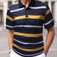 Striped Polo Shirt Men's Summer Short-sleeved T-shirt