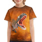 Summer Dinosaur Full Print Boy's T-shirt