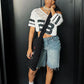 Women's Fashion Lace Short-sleeved Casual Top