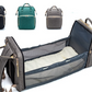 USB Charging Version Mommy Bed Backpack Folding Large Capacity Multi-function
