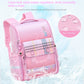Plaid Schoolbag Grade Spine Protection Student Backpack