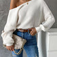 Backless Sweater Long Sleeve Long Sleeve Knitted