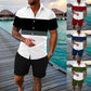 Fashion Men Summer Lapels Shirt Outfit