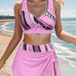 Split Swimsuit For Women Slim And Sexy Halter Bikini